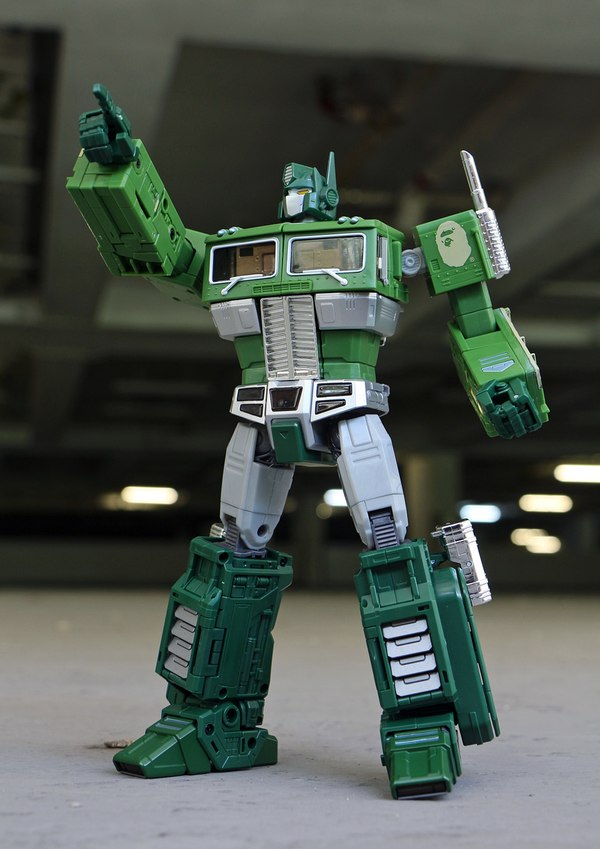 New Images Bathing Ape Masterpiece MP 10 Convoy Bape Version Green Redeco Figure  (8 of 18)